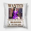 Boa Hancock One Piece Fashion Wanted Throw Pillow Official One Piece Merch