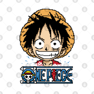 Monkey D Luffy Pixels Tapestry Official One Piece Merch