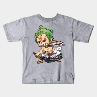 Roronoa Zoro One Piece Wano Country 3 Sword Style Kids T-Shirt Official One Piece Merch