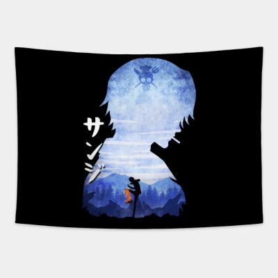 Minimalist Silhouette Sanji Tapestry Official One Piece Merch