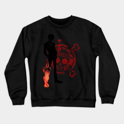 Crimson Sanji Crewneck Sweatshirt Official One Piece Merch