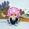 22CM One Piece Tony Tony Chopper Plush Toy Doll Anime Cartoon Character Camouflage Cute Decorative Doll 3 - One Piece Shop