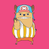 Tony Tony Chopper Kunfu Point Throw Pillow Official One Piece Merch