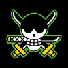 Roronoa Zoro Pirates Logo Tapestry Official One Piece Merch