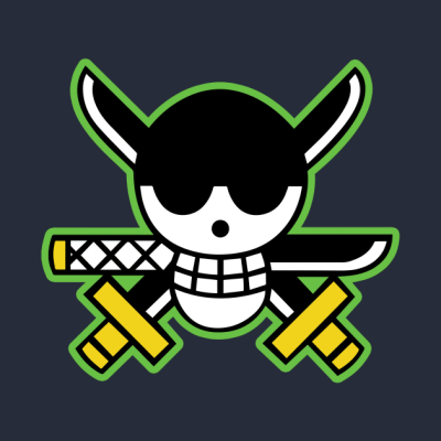 Roronoa Zoro Pirates Logo Kids Hoodie Official One Piece Merch