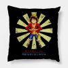 Monkey D Luffy Retro Japanese One Piece Throw Pillow Official One Piece Merch