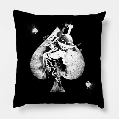 Portgas Dace Black Fire V2 Throw Pillow Official One Piece Merch