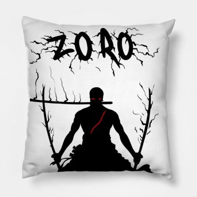 Roronoa Zoro From One Piece Throw Pillow Official One Piece Merch