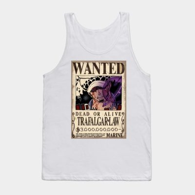 Wanted Trafalgar Law New World Tank Top Official One Piece Merch