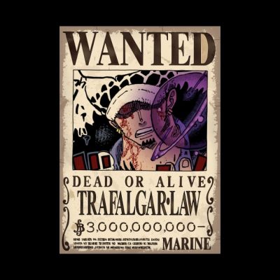 Wanted Trafalgar Law New World Throw Pillow Official One Piece Merch