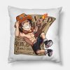 Wanted Ace Throw Pillow Official One Piece Merch