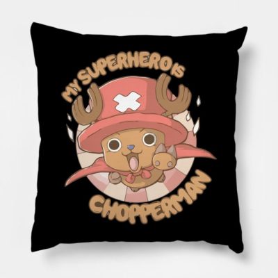 Chopper Is My Superhero Throw Pillow Official One Piece Merch