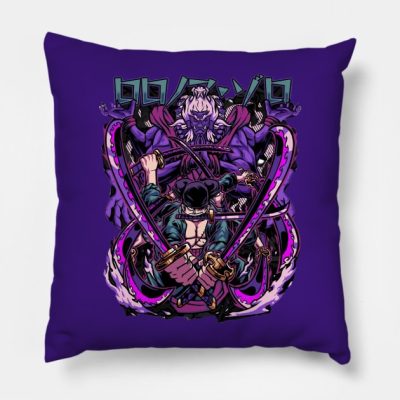 Zoro Roronoa Throw Pillow Official One Piece Merch