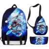 3D Printed Anime Pirate Backpack Set Diagonal Zipper Backpack Single Shoulder Bag Pen Bag One Piece 5 - One Piece Shop