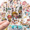 50 100Pcs One Piece Luffy Stickers Anime Sticker Notebook Motorcycle Skateboard Computer Mobile Phone Cartoon Toy 1 - One Piece Shop