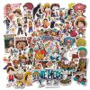 50 100Pcs One Piece Luffy Stickers Anime Sticker Notebook Motorcycle Skateboard Computer Mobile Phone Cartoon Toy - One Piece Shop