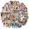 50 100Pcs One Piece Luffy Stickers Anime Sticker Notebook Motorcycle Skateboard Computer Mobile Phone Cartoon Toy 2 - One Piece Shop