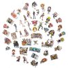 50 100Pcs One Piece Luffy Stickers Anime Sticker Notebook Motorcycle Skateboard Computer Mobile Phone Cartoon Toy 4 - One Piece Shop