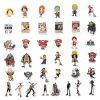 50 100Pcs One Piece Luffy Stickers Anime Sticker Notebook Motorcycle Skateboard Computer Mobile Phone Cartoon Toy 5 - One Piece Shop