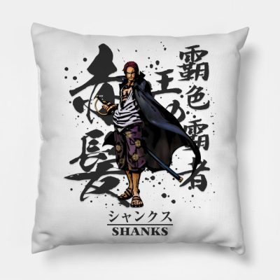 Shanks Calligraphy Throw Pillow Official One Piece Merch