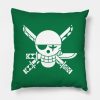 Zoro Jolly Roger 2 Throw Pillow Official One Piece Merch