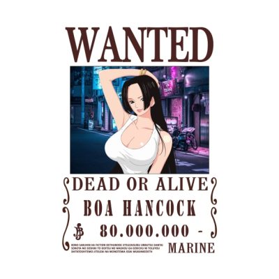 Boa Hancock One Piece Wanted Tapestry Official One Piece Merch