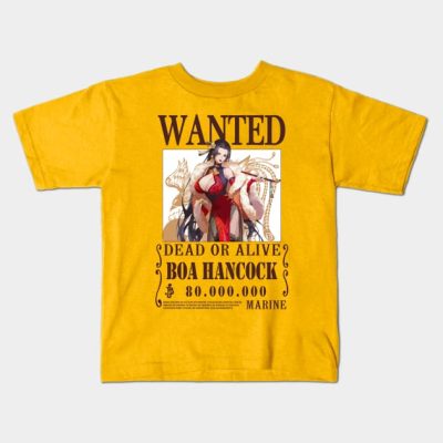 Boa Hancock One Piece Wanted Kids T-Shirt Official One Piece Merch