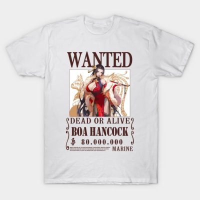 Boa Hancock One Piece Wanted T-Shirt Official One Piece Merch