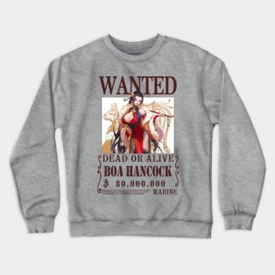 Boa Hancock One Piece Wanted Crewneck Sweatshirt Official One Piece Merch