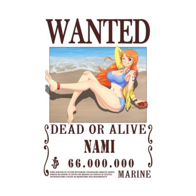 Nami One Piece Wanted Tapestry Official One Piece Merch