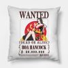 Boa Hancock One Piece Wanted Throw Pillow Official One Piece Merch