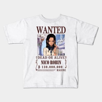 Nico Robin One Piece Wanted Kids T-Shirt Official One Piece Merch