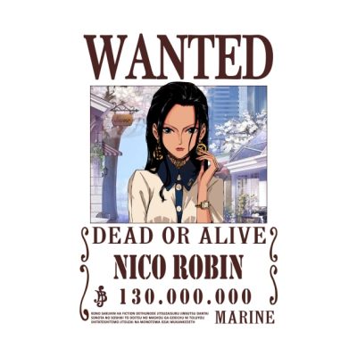 Nico Robin One Piece Wanted Kids T-Shirt Official One Piece Merch
