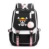 Anime Cartoon One Piece Luffy Teen Student School Bag Large Capacity Travel Bag Men and Women 2 - One Piece Shop