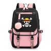 Anime Cartoon One Piece Luffy Teen Student School Bag Large Capacity Travel Bag Men and Women 5 - One Piece Shop