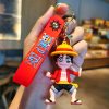 Anime Figure Monkey D Luffy Keychain One Piece Anime Figure Models Pendant Models Periphery Backpack Accessories 4 - One Piece Shop