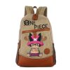 Anime One Piece Cosplay Chopper Canvas shoulder bag female Japanese and Korean college wind travel backpack 1 - One Piece Shop