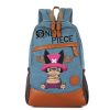 Anime One Piece Cosplay Chopper Canvas shoulder bag female Japanese and Korean college wind travel backpack 3 - One Piece Shop