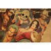 Anime One Piece Family Portrait Character Collection Kraft paper poster Home Decorative painting Bedroom Background Sticker 4 - One Piece Shop