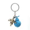 Anime One Piece KeyChain Devil Fruit Figure Japanese Straw Hat Holder Chaveiro Pendant Key Chain Ace 3 - One Piece Shop