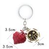 Anime One Piece KeyChain Devil Fruit Figure Japanese Straw Hat Holder Chaveiro Pendant Key Chain Ace 5 - One Piece Shop