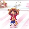 Anime One Piece Keychain Luffy Zoro Sanji Nami Acrylic Key Chain Pendant Anime Prop Accessories Cartoon 1 - One Piece Shop