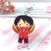 Anime One Piece Keychain Luffy Zoro Sanji Nami Acrylic Key Chain Pendant Anime Prop Accessories Cartoon 2 - One Piece Shop