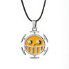 Anime One Piece Necklace Vintage Trafalgar Law Pendant Holder Women Bag Men Jewelry Action Figure Cosplay 2 - One Piece Shop