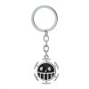 Anime One Piece Vintage Trafalgar Law Pendant Keychain Key Holder Women Bag Men Jewelry Action Figure 1 - One Piece Shop