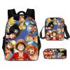 Bandai One Piece Cartoon Shoulder backpack Anime backpack bag Luffy fashion School Bag Cosplay Bookbag Three 2 - One Piece Shop