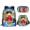 Bandai One Piece ONEPIECE Anime Peripheral Backpack Shoulder Bag Large capacity Student Pencil Case Children s 2 - One Piece Shop