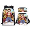 Bandai One Piece ONEPIECE Anime Peripheral Backpack Shoulder Bag Large capacity Student Pencil Case Children s 4 - One Piece Shop