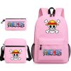 Bandai one piece backpack anime Backpack small shoulder bag Pencil Bag Three piece Set 2 - One Piece Shop