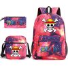 Bandai one piece backpack anime Backpack small shoulder bag Pencil Bag Three piece Set 3 - One Piece Shop